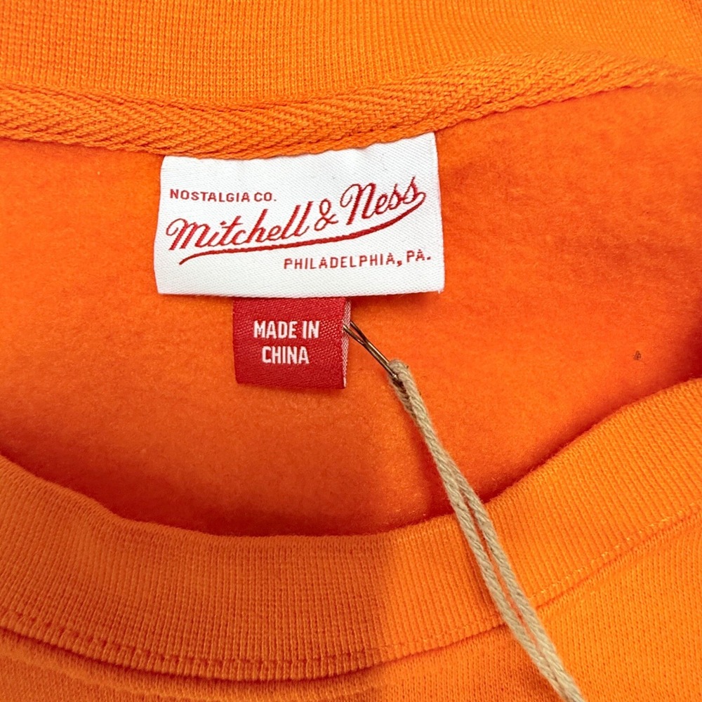 Mitchell & Ness Clemson Tigers NCAA Crewneck Sweatshirt Orange XL NWT - Picture 2 of 12